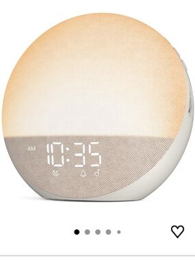 Sunrise Wake LED Alarm Clock w/Lights & Sounds EUC